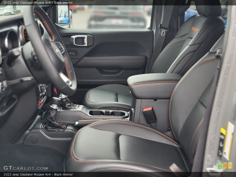 Black Interior Front Seat for the 2022 Jeep Gladiator Mojave 4x4 #144009666