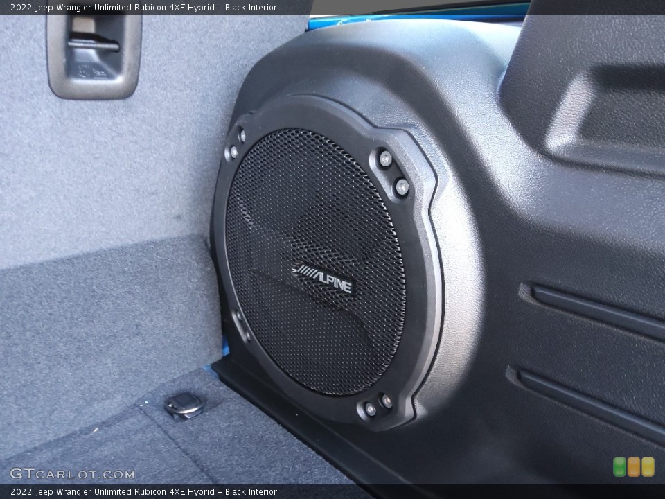 Black Interior Audio System for the 2022 Jeep Wrangler Unlimited Rubicon 4XE Hybrid #144010242