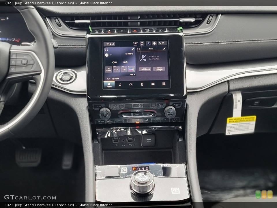 Global Black Interior Controls for the 2022 Jeep Grand Cherokee L Laredo 4x4 #144010551