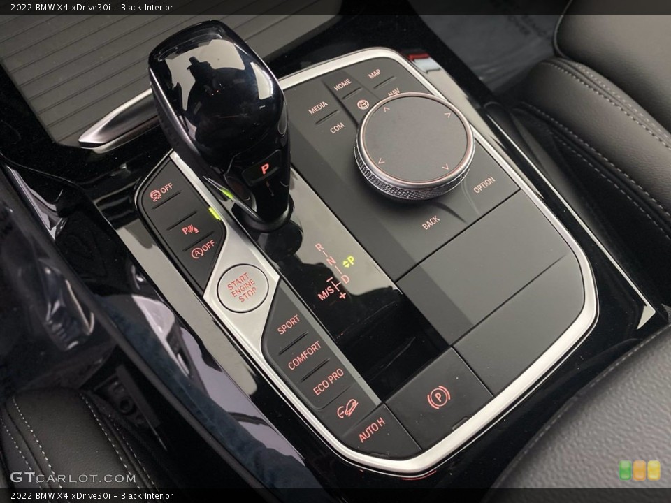 Black Interior Transmission for the 2022 BMW X4 xDrive30i #144010935
