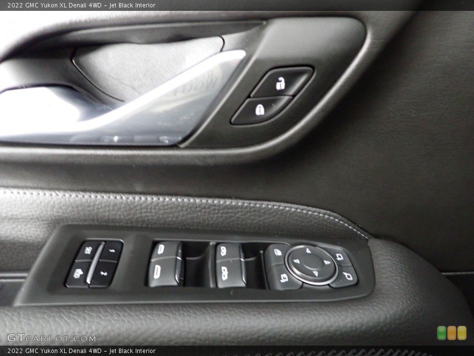 Jet Black Interior Controls for the 2022 GMC Yukon XL Denali 4WD #144011532