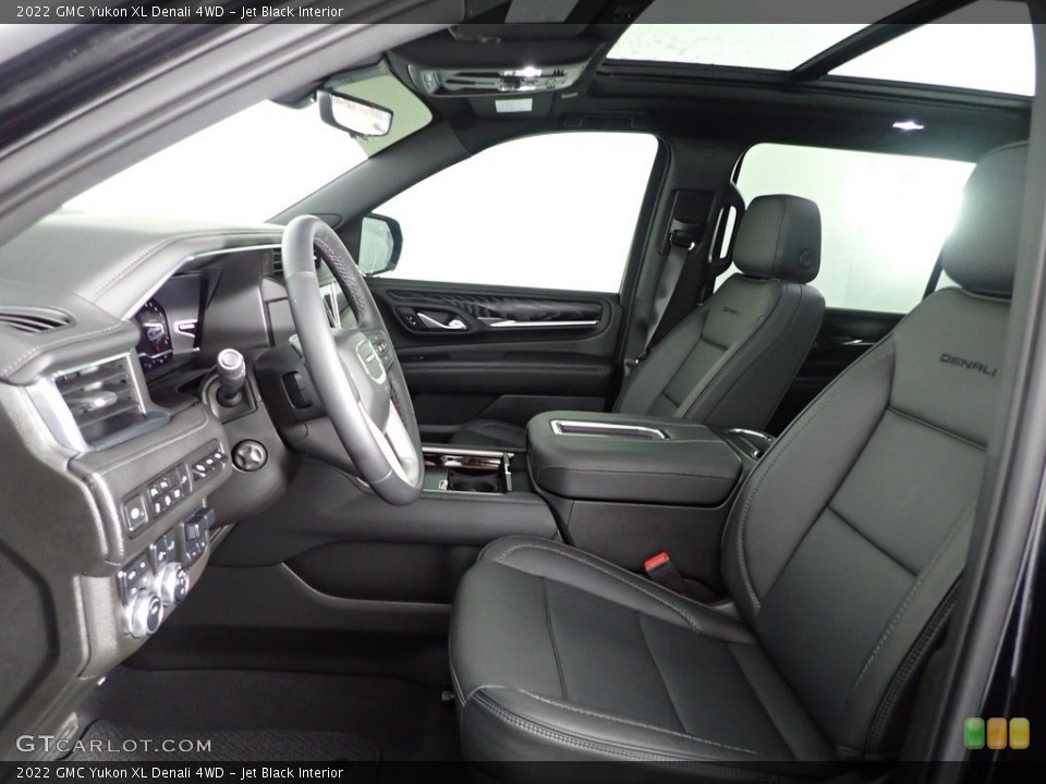 Jet Black Interior Front Seat for the 2022 GMC Yukon XL Denali 4WD #144011571