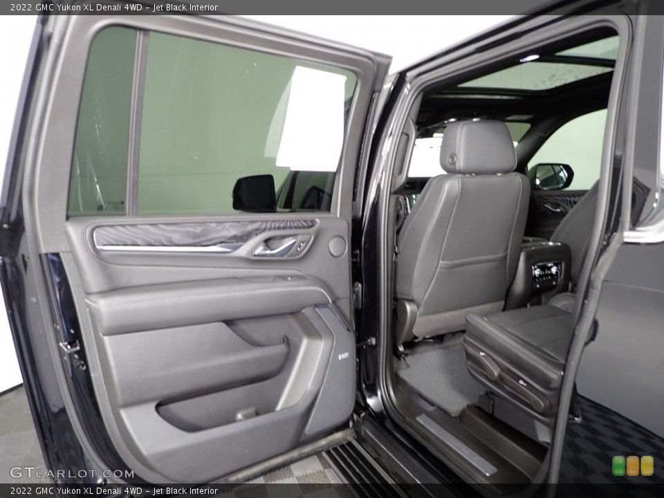 Jet Black Interior Rear Seat for the 2022 GMC Yukon XL Denali 4WD #144011784