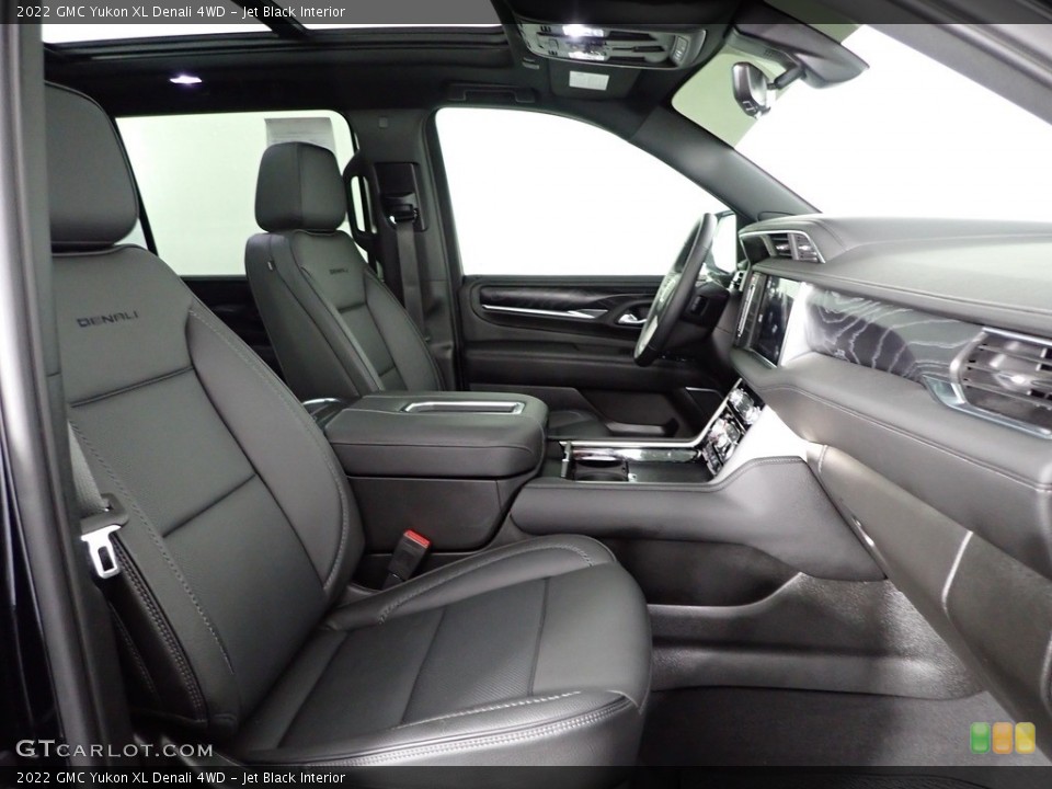 Jet Black Interior Front Seat for the 2022 GMC Yukon XL Denali 4WD #144011913
