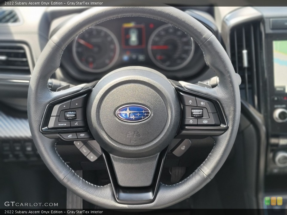 Gray StarTex Interior Steering Wheel for the 2022 Subaru Ascent Onyx Edition #144013875