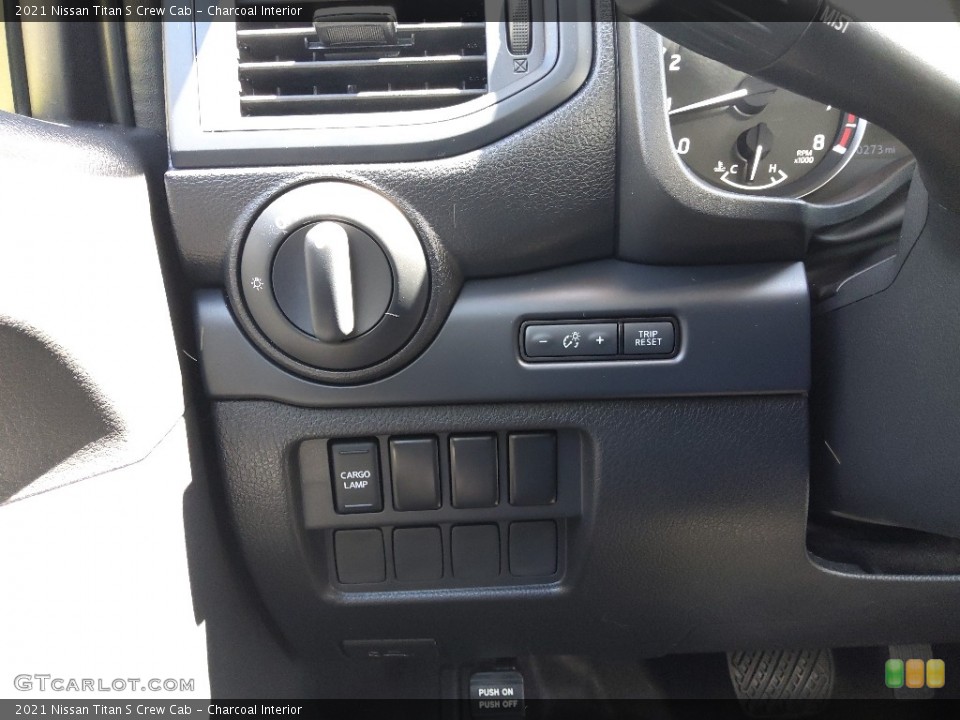 Charcoal Interior Controls for the 2021 Nissan Titan S Crew Cab #144015650