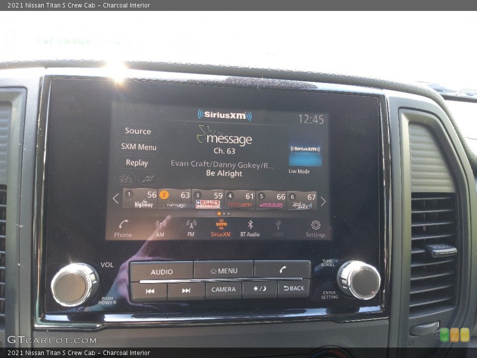 Charcoal Interior Audio System for the 2021 Nissan Titan S Crew Cab #144015761