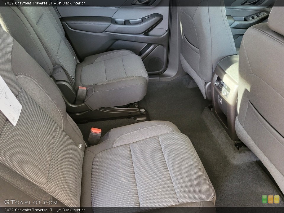 Jet Black Interior Rear Seat for the 2022 Chevrolet Traverse LT #144015770