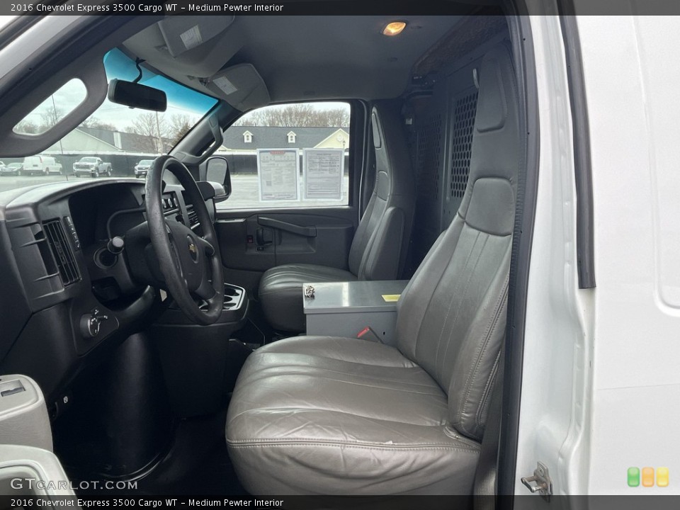 Medium Pewter Interior Front Seat for the 2016 Chevrolet Express 3500 Cargo WT #144016499