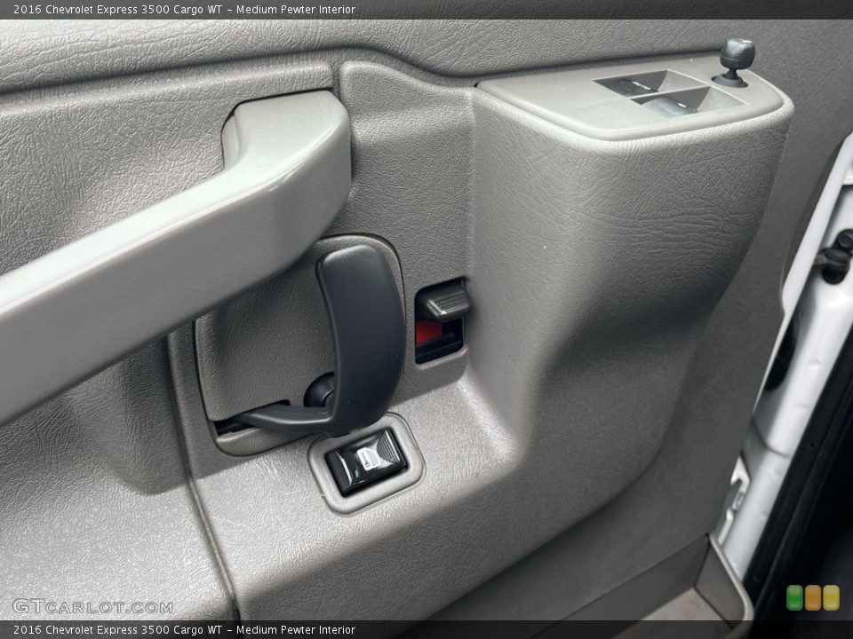 Medium Pewter Interior Door Panel for the 2016 Chevrolet Express 3500 Cargo WT #144016550