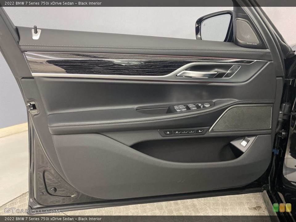 Black Interior Door Panel for the 2022 BMW 7 Series 750i xDrive Sedan #144019759