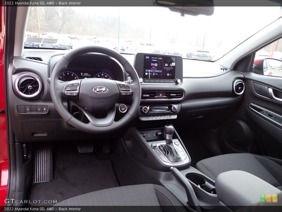 Black Interior Front Seat for the 2022 Hyundai Kona SEL AWD #144021142