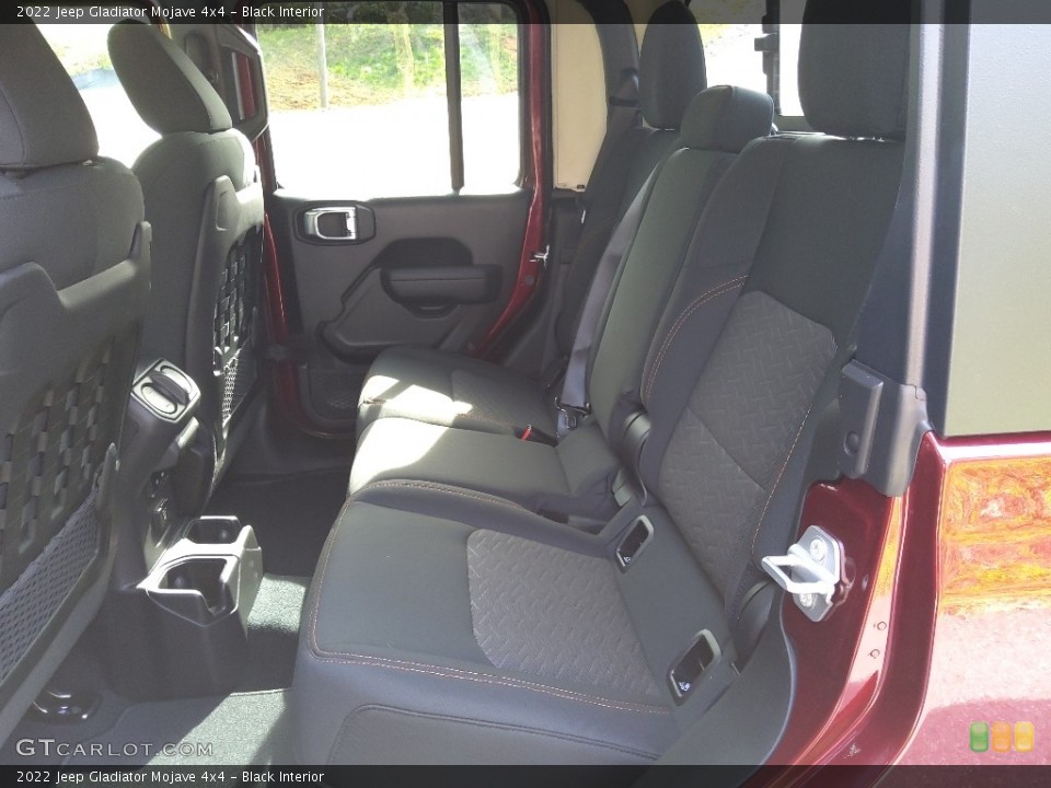 Black Interior Rear Seat for the 2022 Jeep Gladiator Mojave 4x4 #144021532