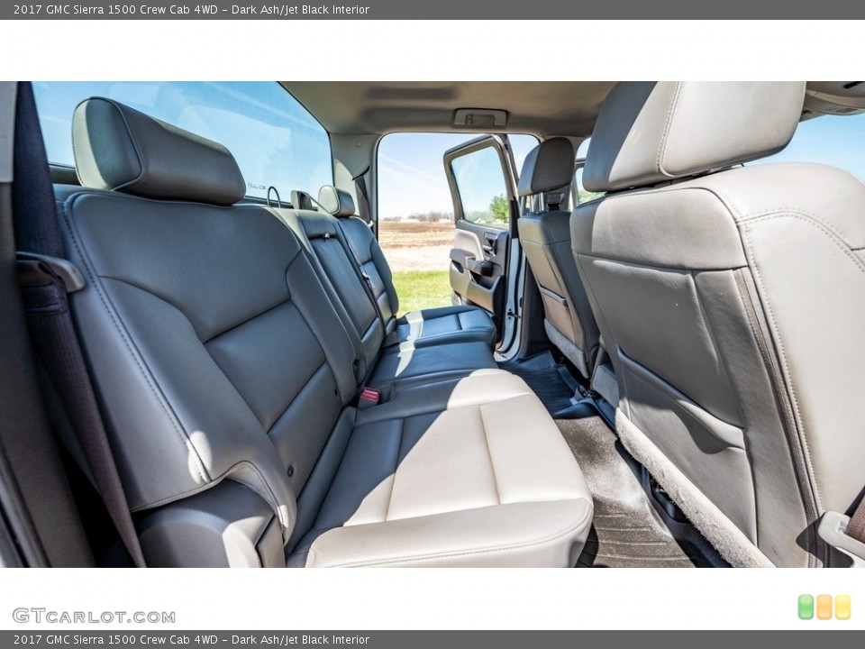 Dark Ash/Jet Black Interior Rear Seat for the 2017 GMC Sierra 1500 Crew Cab 4WD #144022600