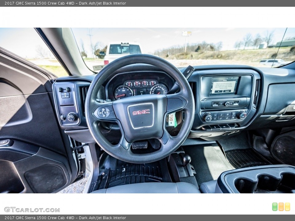 Dark Ash/Jet Black Interior Dashboard for the 2017 GMC Sierra 1500 Crew Cab 4WD #144022726