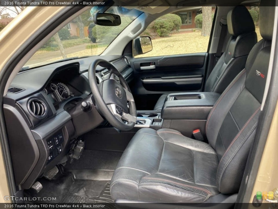 Black Interior Photo for the 2016 Toyota Tundra TRD Pro CrewMax 4x4 #144025087