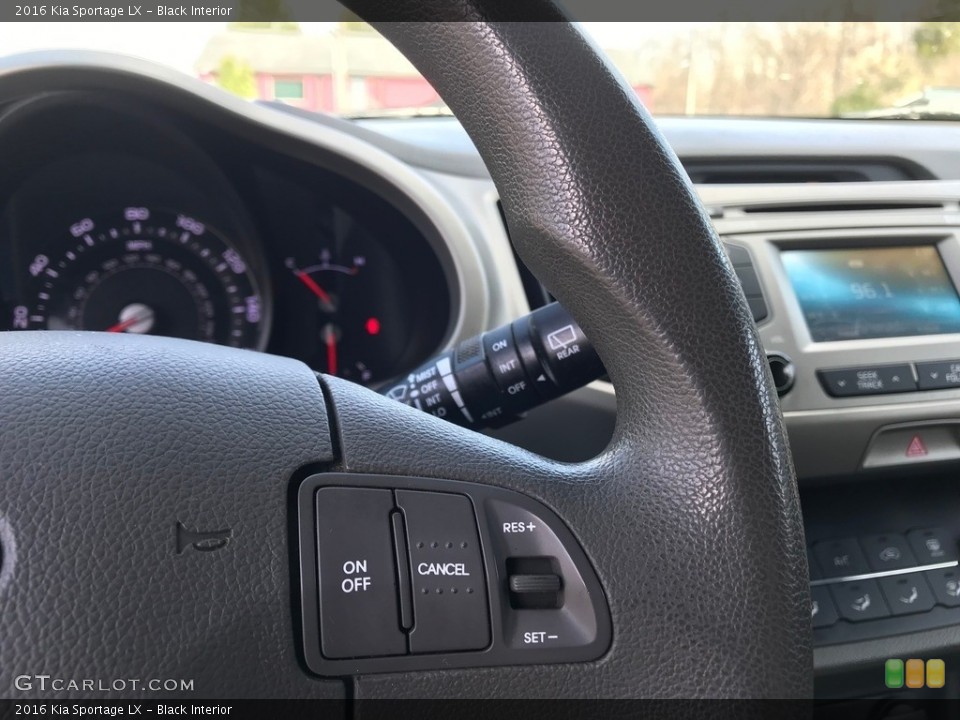 Black Interior Steering Wheel for the 2016 Kia Sportage LX #144025967