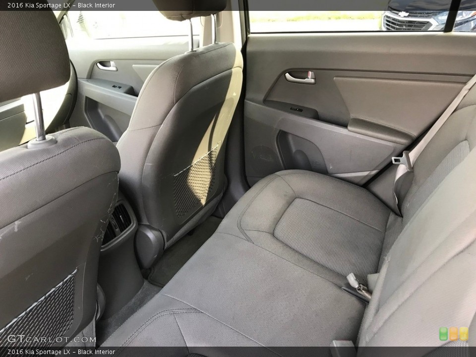 Black Interior Rear Seat for the 2016 Kia Sportage LX #144026015