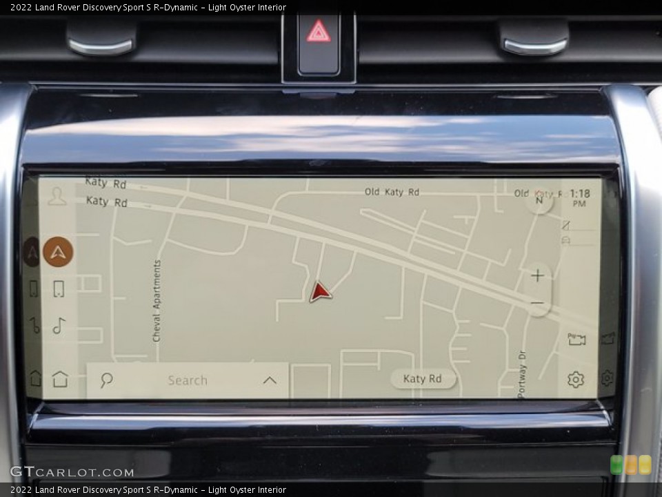 Light Oyster Interior Navigation for the 2022 Land Rover Discovery Sport S R-Dynamic #144028082