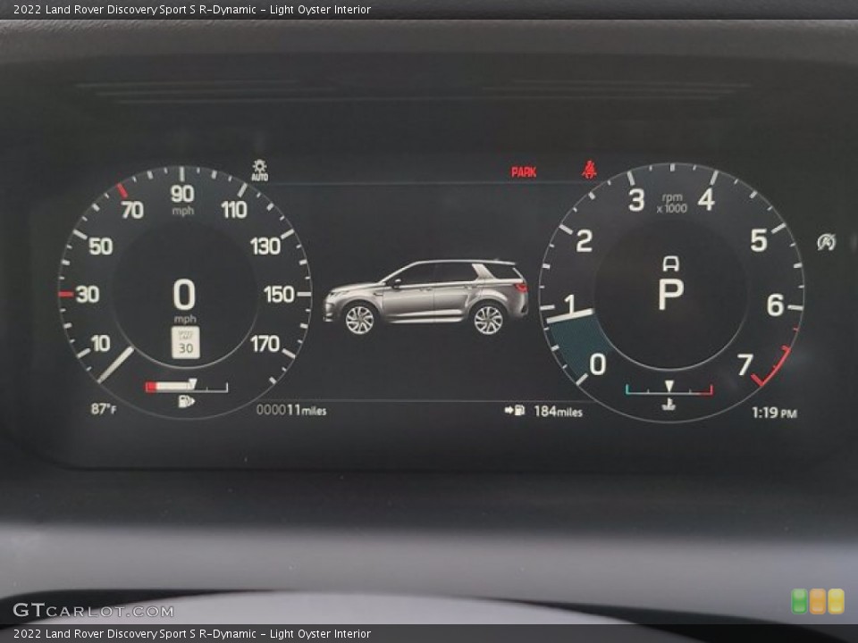 Light Oyster Interior Gauges for the 2022 Land Rover Discovery Sport S R-Dynamic #144028100