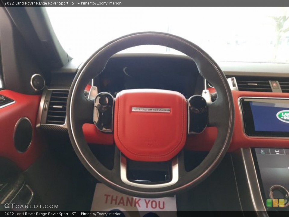 Pimento/Ebony Interior Steering Wheel for the 2022 Land Rover Range Rover Sport HST #144028601