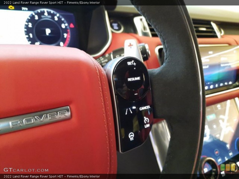 Pimento/Ebony Interior Steering Wheel for the 2022 Land Rover Range Rover Sport HST #144028643