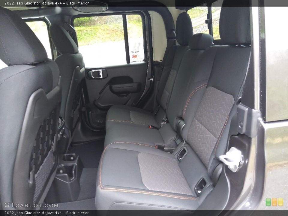 Black Interior Rear Seat for the 2022 Jeep Gladiator Mojave 4x4 #144029546