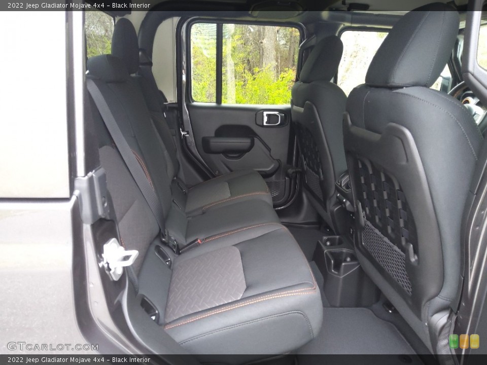Black Interior Rear Seat for the 2022 Jeep Gladiator Mojave 4x4 #144029603