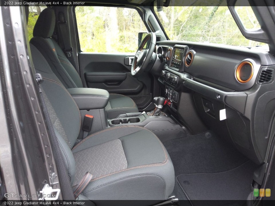 Black Interior Front Seat for the 2022 Jeep Gladiator Mojave 4x4 #144029633