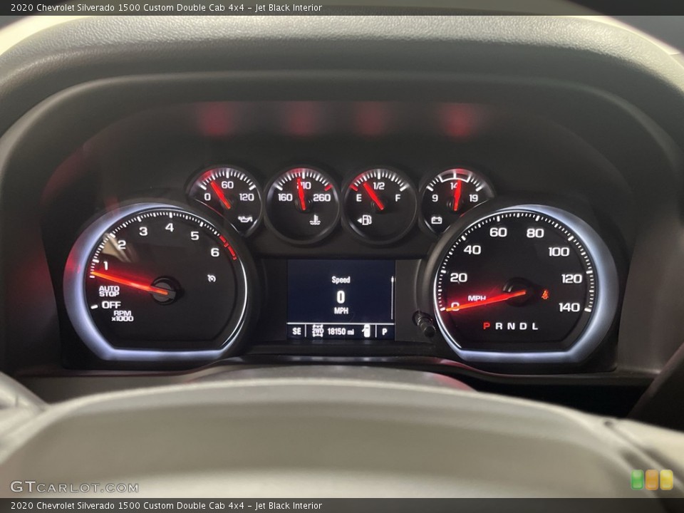 Jet Black Interior Gauges for the 2020 Chevrolet Silverado 1500 Custom Double Cab 4x4 #144032198