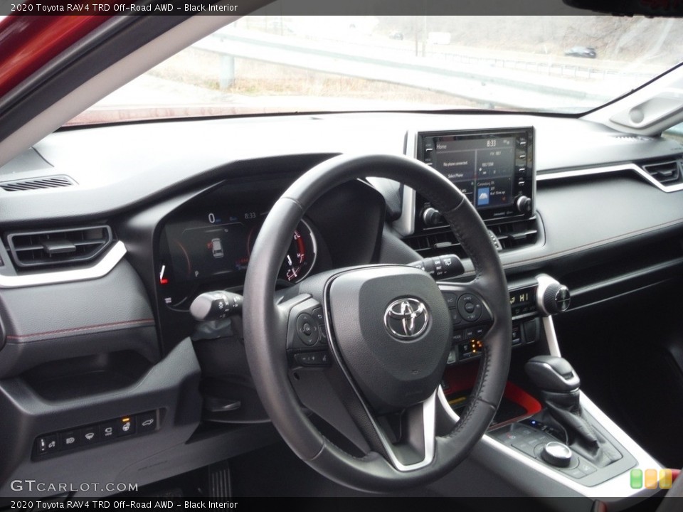 Black Interior Dashboard for the 2020 Toyota RAV4 TRD Off-Road AWD #144033298