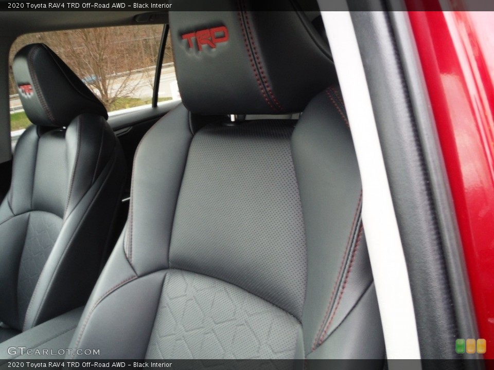 Black Interior Front Seat for the 2020 Toyota RAV4 TRD Off-Road AWD #144033353