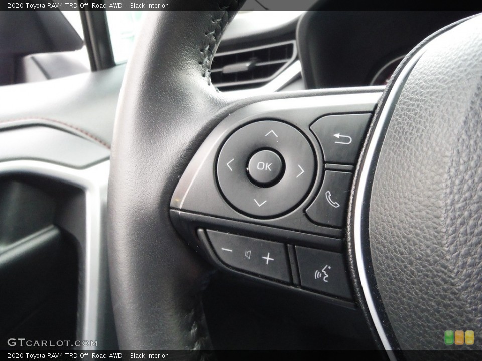 Black Interior Steering Wheel for the 2020 Toyota RAV4 TRD Off-Road AWD #144033428