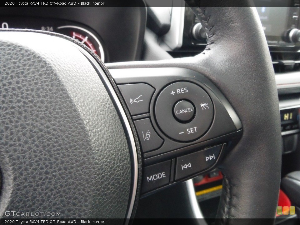 Black Interior Steering Wheel for the 2020 Toyota RAV4 TRD Off-Road AWD #144033440