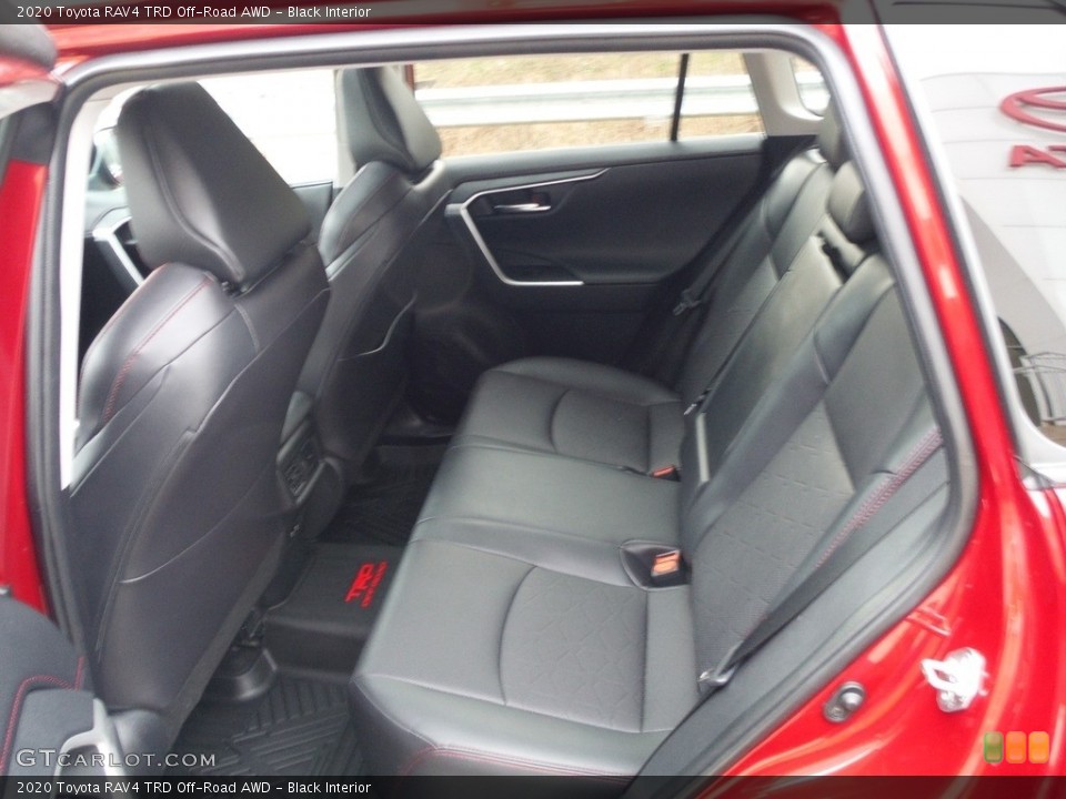 Black Interior Rear Seat for the 2020 Toyota RAV4 TRD Off-Road AWD #144033494