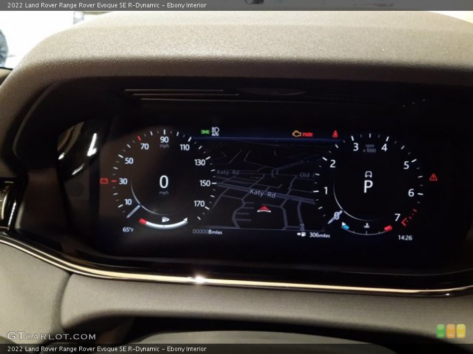 Ebony Interior Gauges for the 2022 Land Rover Range Rover Evoque SE R-Dynamic #144035697