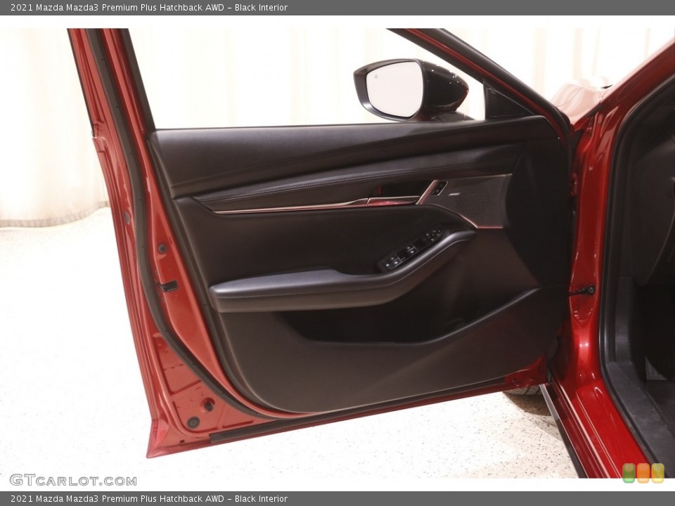 Black Interior Door Panel for the 2021 Mazda Mazda3 Premium Plus Hatchback AWD #144035841
