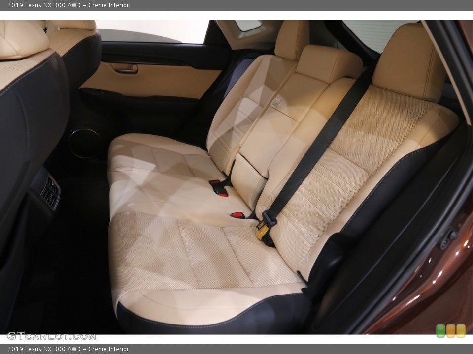 Creme Interior Rear Seat for the 2019 Lexus NX 300 AWD #144036580