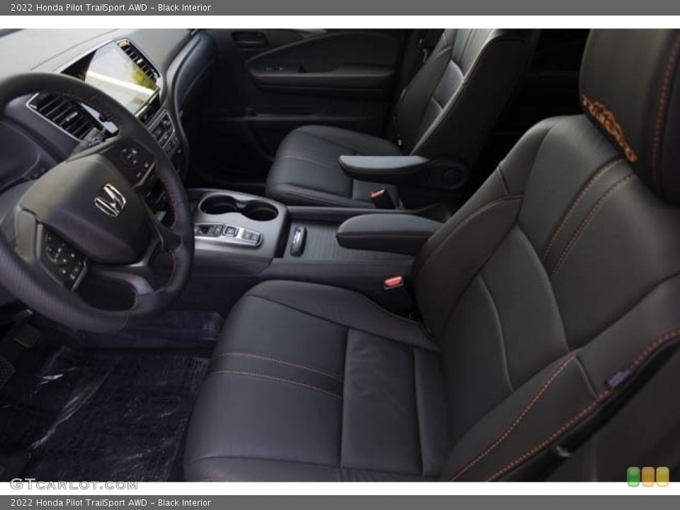 Black Interior Front Seat for the 2022 Honda Pilot TrailSport AWD #144037284