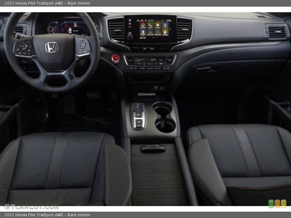 Black Interior Photo for the 2022 Honda Pilot TrailSport AWD #144037320
