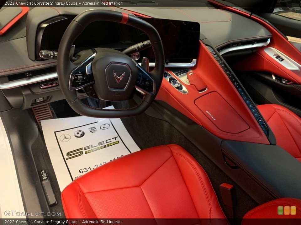 Adrenalin Red Interior Photo for the 2022 Chevrolet Corvette Stingray Coupe #144038026