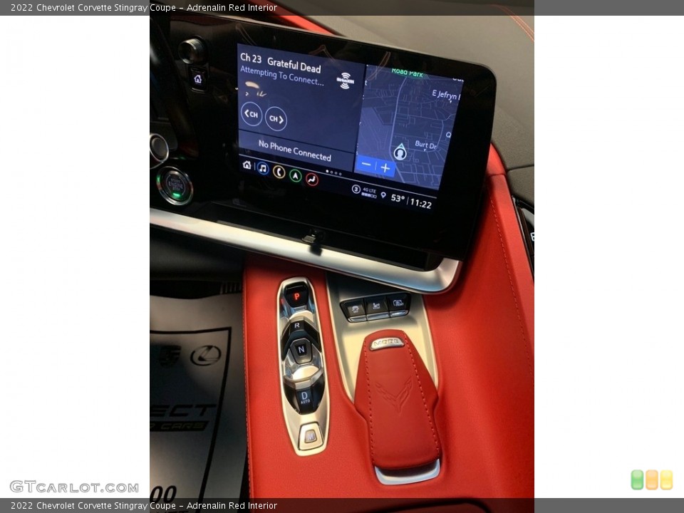 Adrenalin Red Interior Controls for the 2022 Chevrolet Corvette Stingray Coupe #144038074