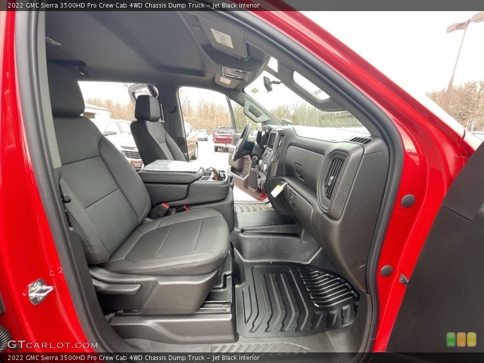 Jet Black 2022 GMC Sierra 3500HD Interiors