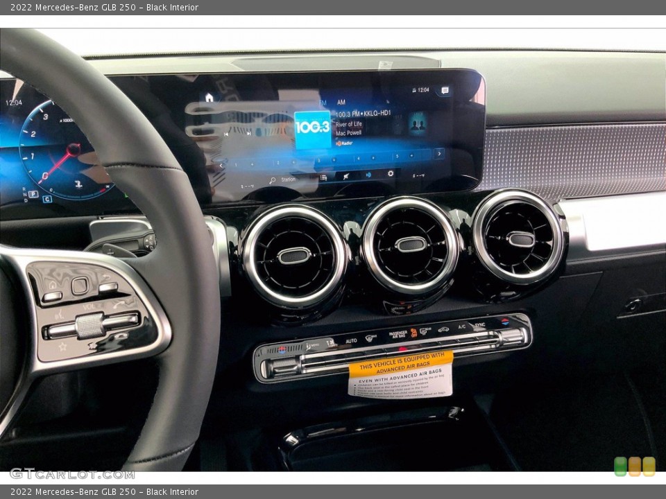 Black Interior Controls for the 2022 Mercedes-Benz GLB 250 #144038446