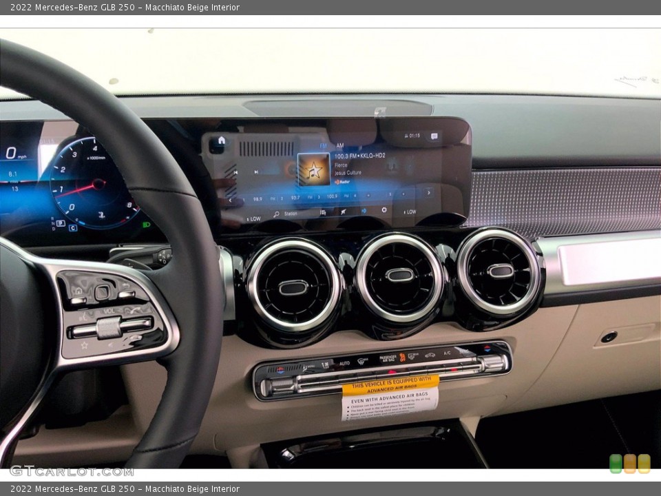 Macchiato Beige Interior Controls for the 2022 Mercedes-Benz GLB 250 #144038707