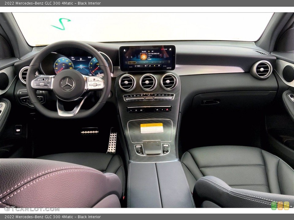Black Interior Dashboard for the 2022 Mercedes-Benz GLC 300 4Matic #144038941