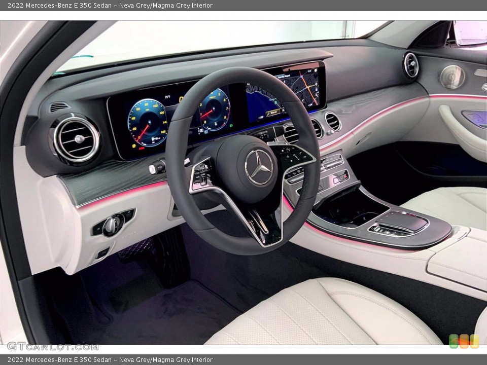 Neva Grey/Magma Grey Interior Photo for the 2022 Mercedes-Benz E 350 Sedan #144039163
