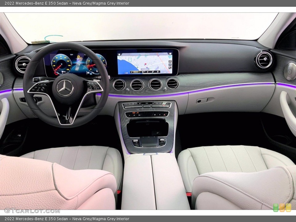 Neva Grey/Magma Grey Interior Dashboard for the 2022 Mercedes-Benz E 350 Sedan #144039199