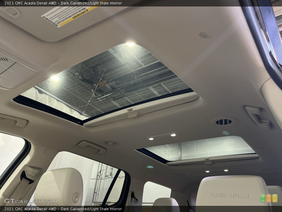 Dark Galvanized/Light Shale Interior Sunroof for the 2021 GMC Acadia Denali AWD #144039847