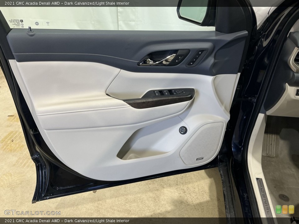 Dark Galvanized/Light Shale Interior Door Panel for the 2021 GMC Acadia Denali AWD #144039880